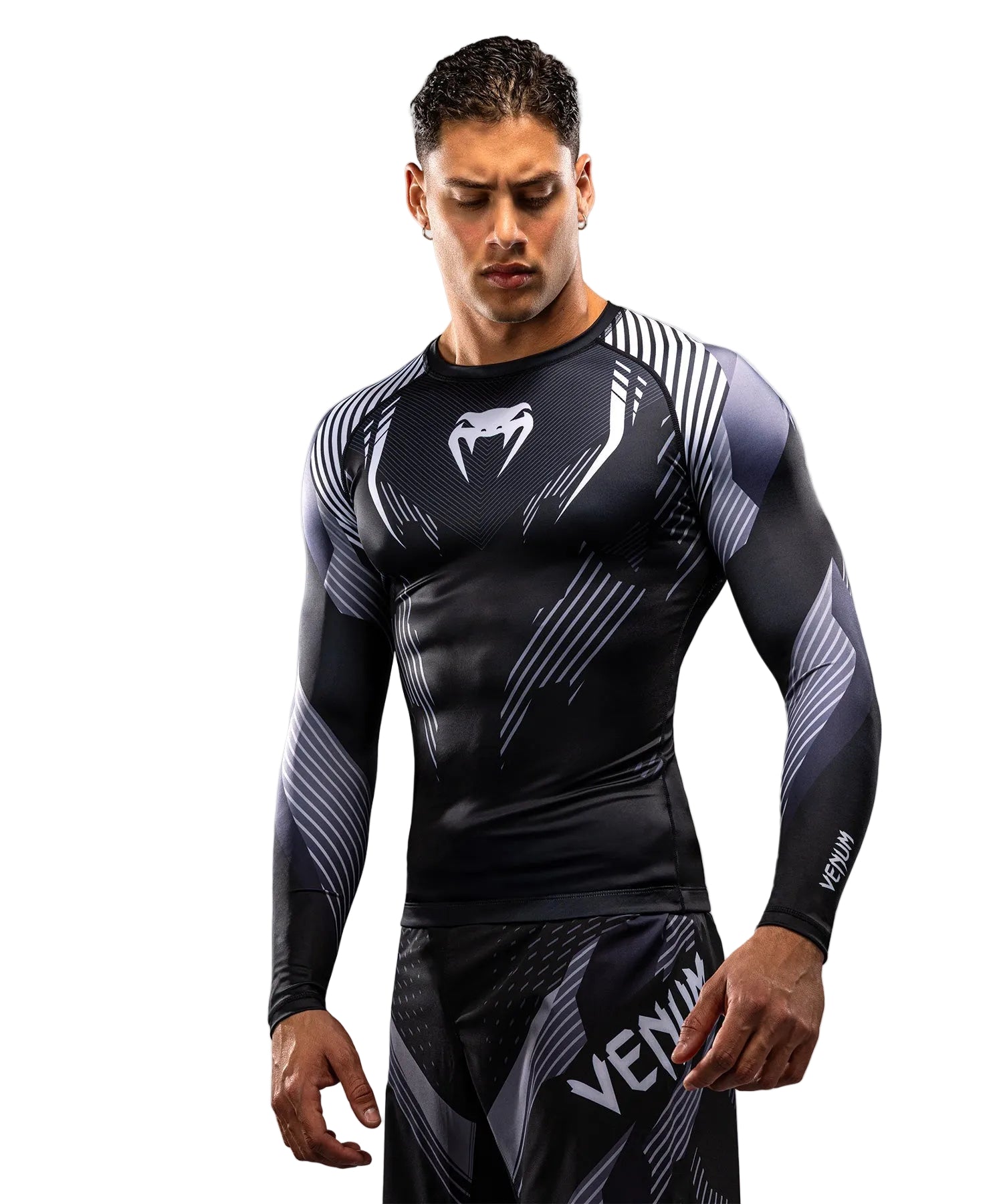 Rashguard Manches Longues Venum No-Gi 6.0 Noir/Blanc