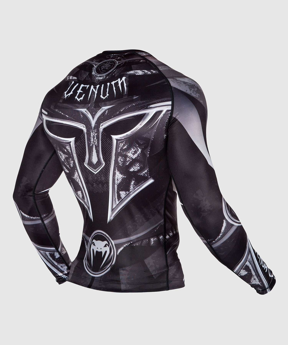 Rashguard Venum Gladiator 3.0 manches longues pour MMA et JJB avec technologie compression et évacuation de la transpiration