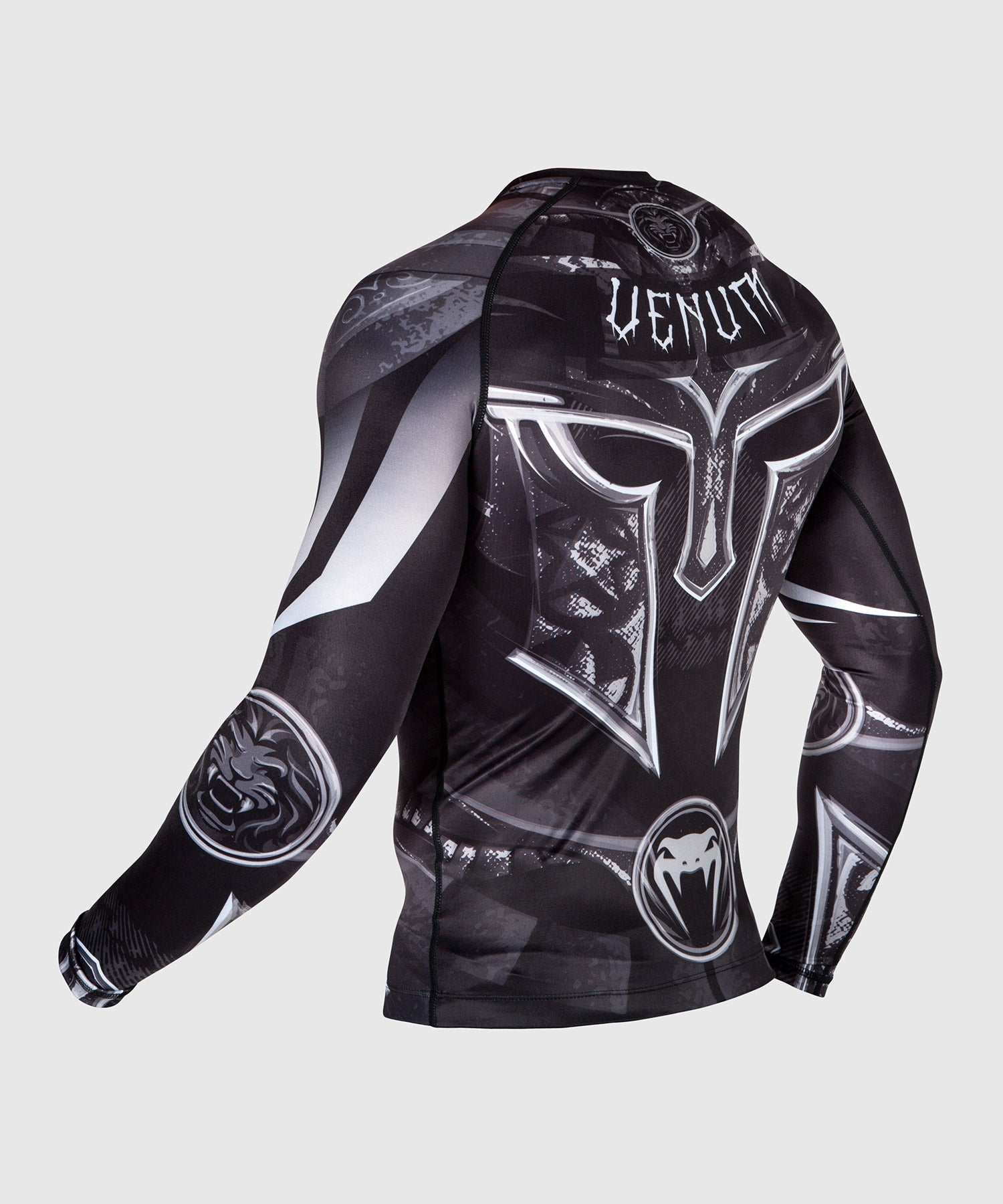 Rashguard Venum Gladiator 3.0 manches longues avec compression et régulation thermique pour MMA et jiu-jitsu
