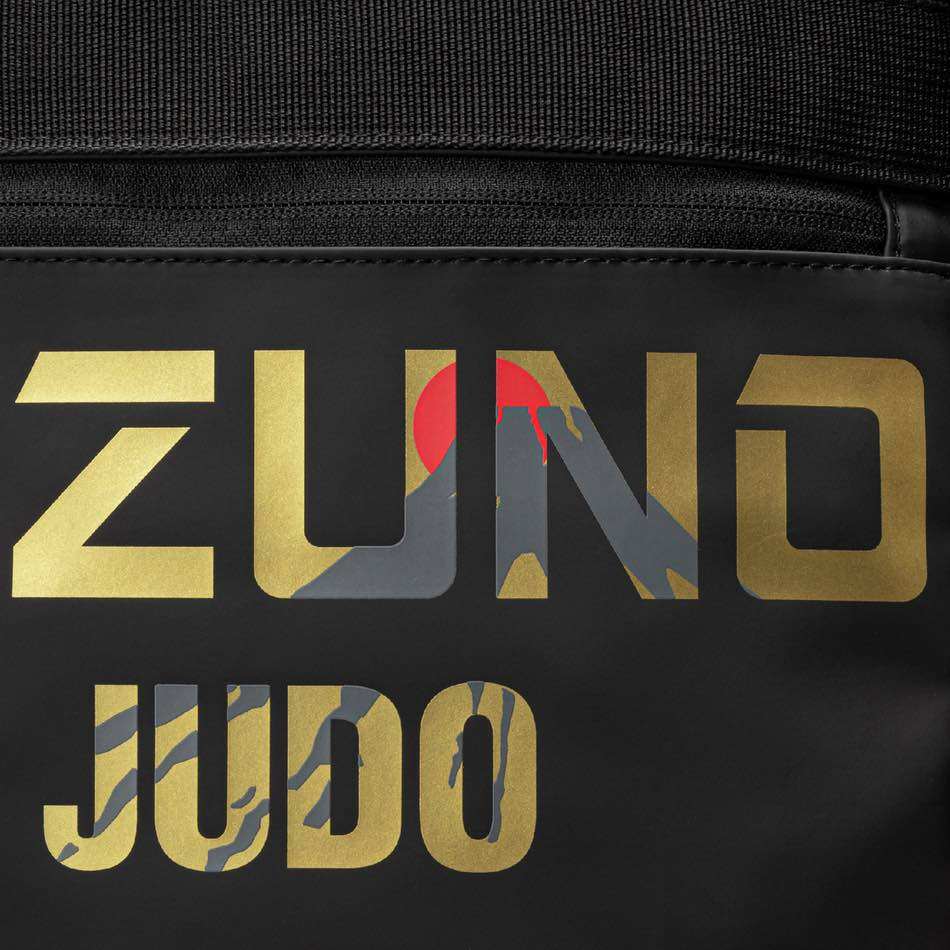 Sac à dos Mizuno Judo FUJI Line 30L noir avec design Kanji japonais pour arts martiaux