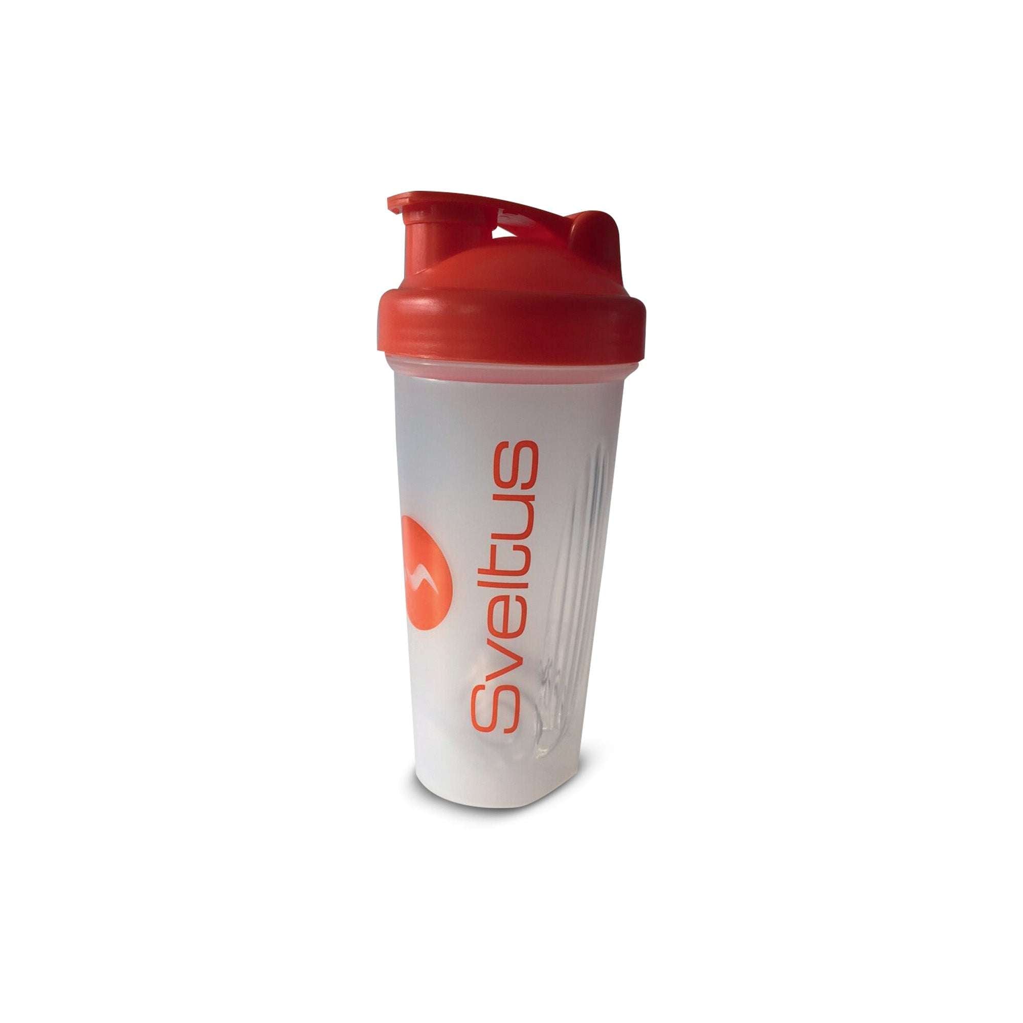 Shaker 600 ml Sveltus compact et étanche pour boissons protéinées sportives
