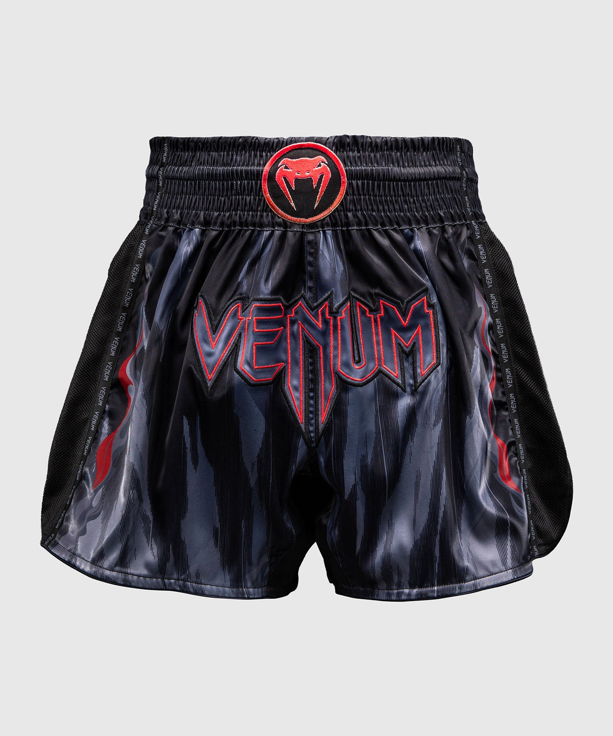 Short de Muay Thaï Venum Demon Noir/Gris