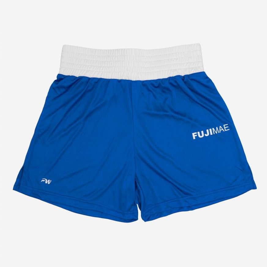 Short de Sanda Fujimae bleu léger et respirant pour sports de combat