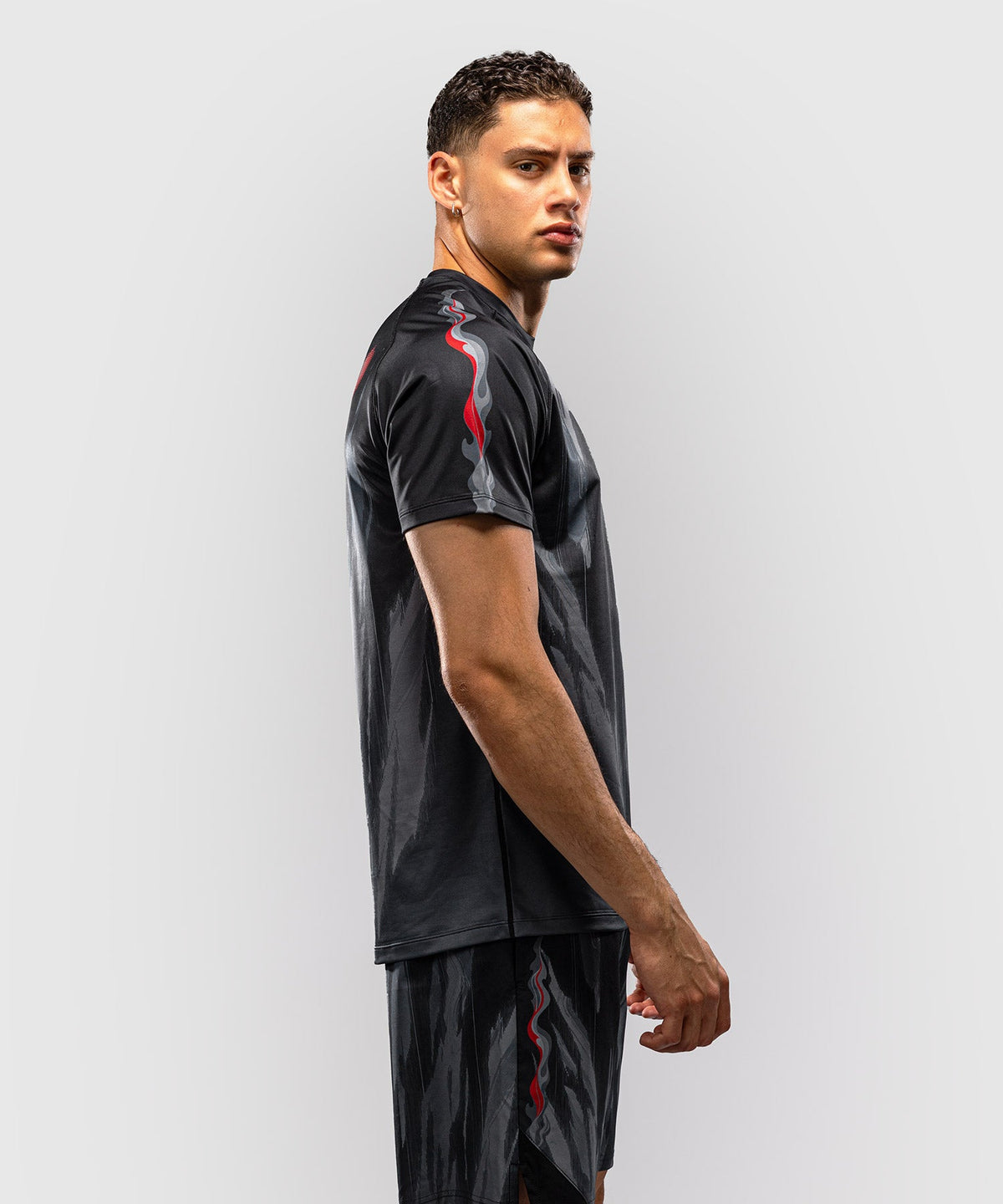 T-shirt Dry Tech Venum Demon Noir/Gris vue de détail