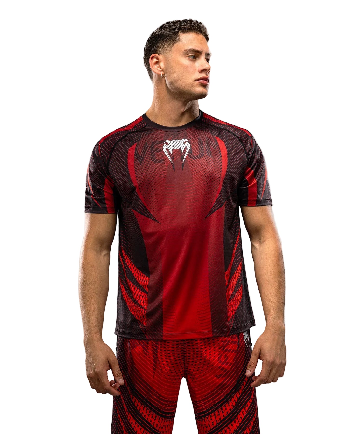 T-shirt Dry Tech Venum Galactic 3.0 Rouge/Argent