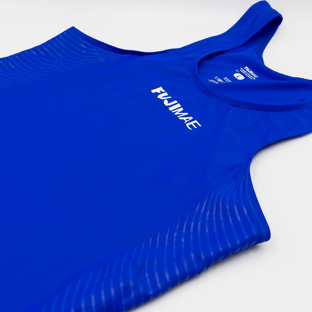Détail de la maille nylon de la tenue de lutte FUJIMAE