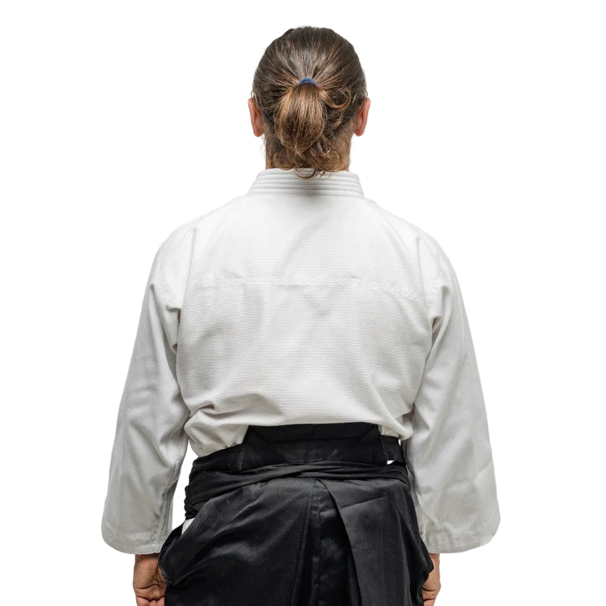 Veste Aïkido FUJIMAE Ki Lightweight, détail du tissu grain de riz