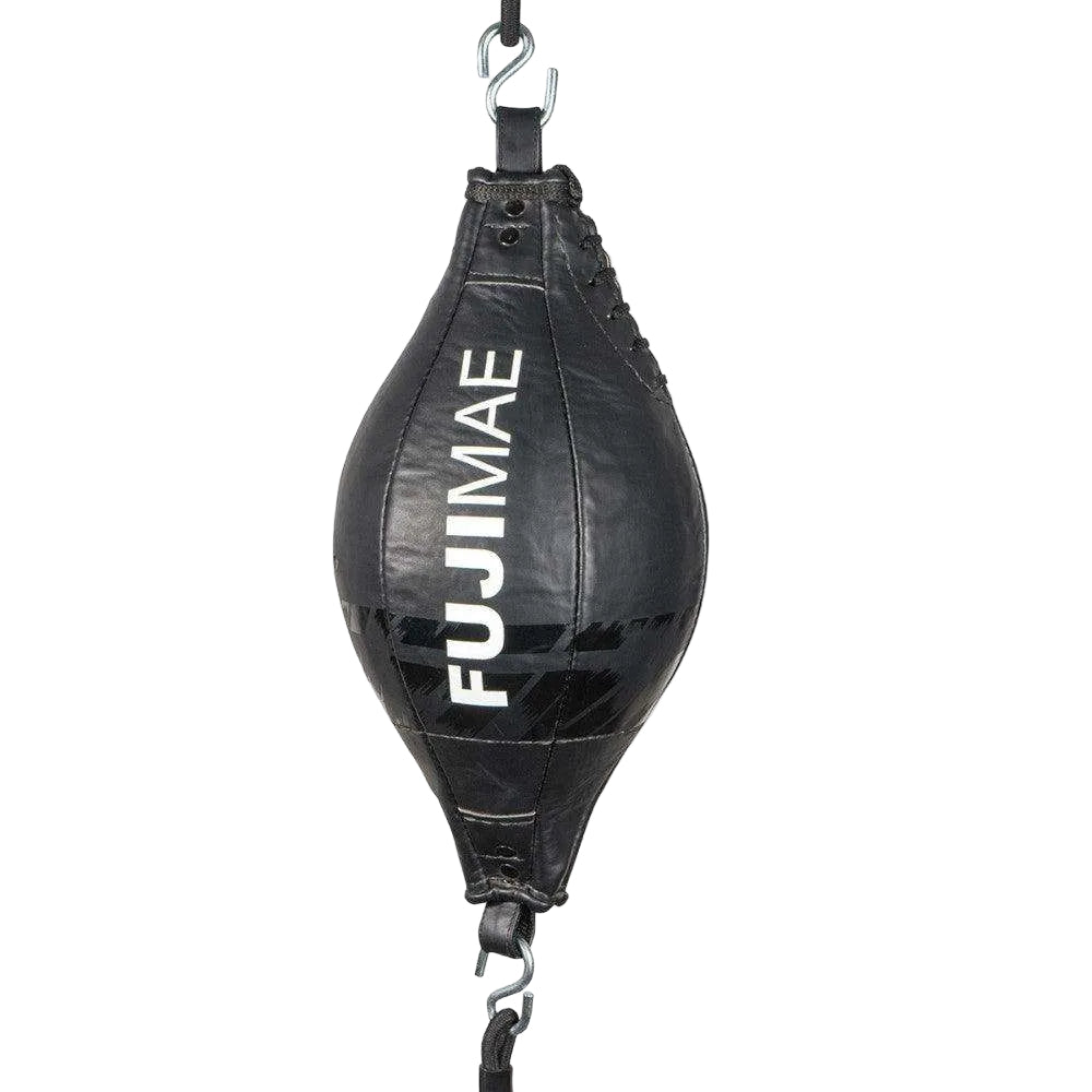 Ballon de frappe double attache FUJIMAE noir pour boxe et MMA