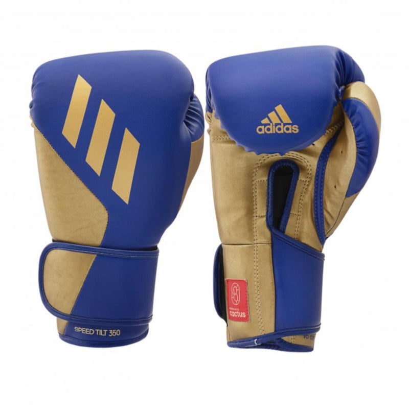 Gants de boxe Adidas Vegan Tilt 350 - Bleu/Or