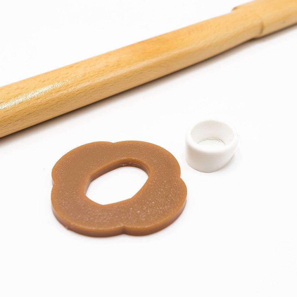 Shoto Bokken hêtre Fujimae de 60 cm avec tsuba amovible.