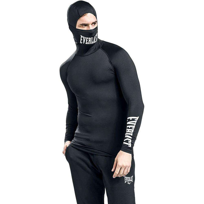 T-shirt de compression avec capuche Everlast manches longues Onyx
