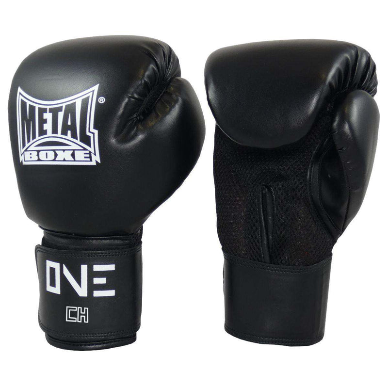 Gants de Boxe Metal Boxe One (MBGAN002) - Noir