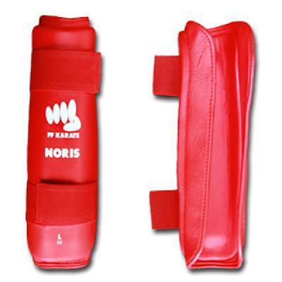 Protège Tibia Noris – Homologué FF Karaté Rouge & Bleu