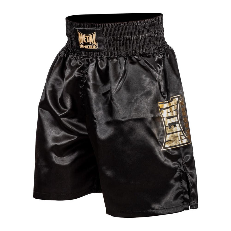 Short de Boxe Anglaise Pro Line Metal Boxe Noir/Or - TC75N