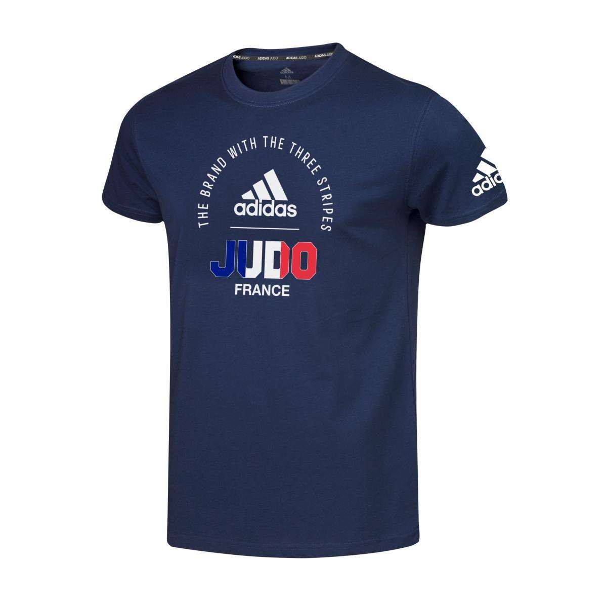T-shirt Adidas France Judo National Line - Navy