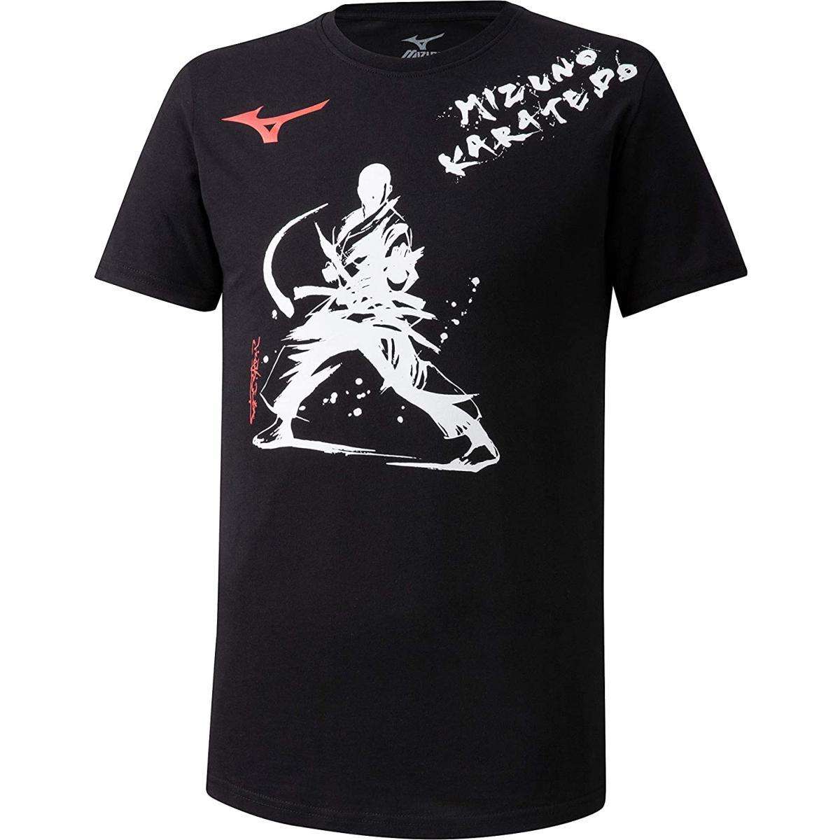 T-shirt de karaté Mizuno Karatedo Tee noir