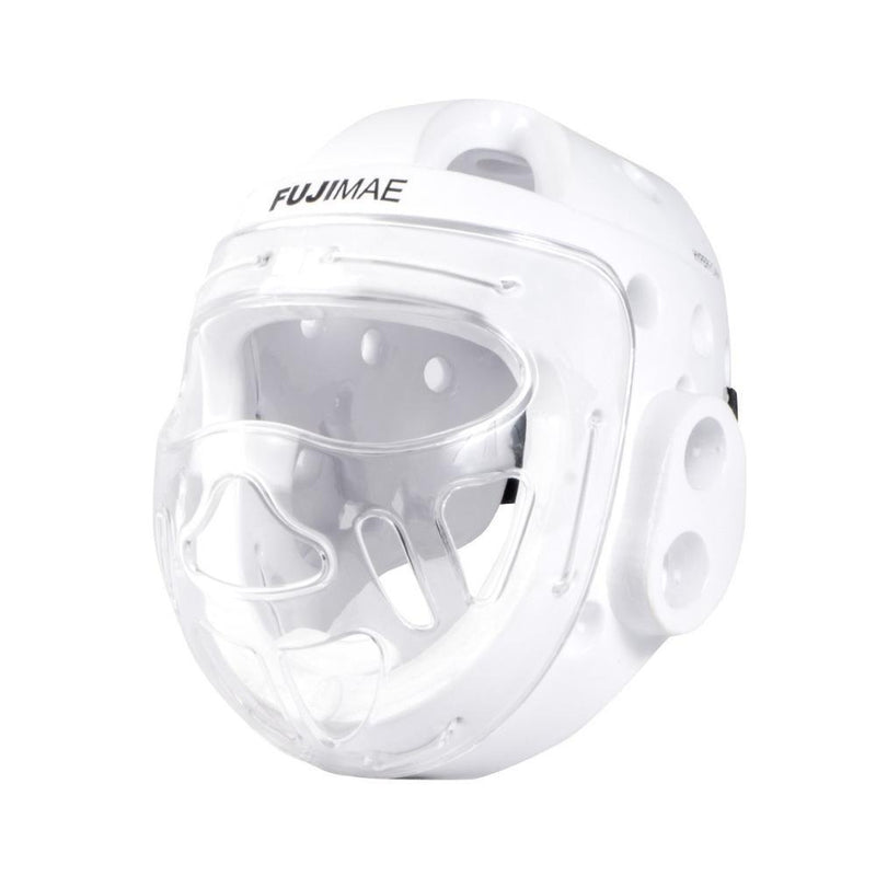 Casque de Taekwondo avec bulle FUJIMAE 21626 - Blanc