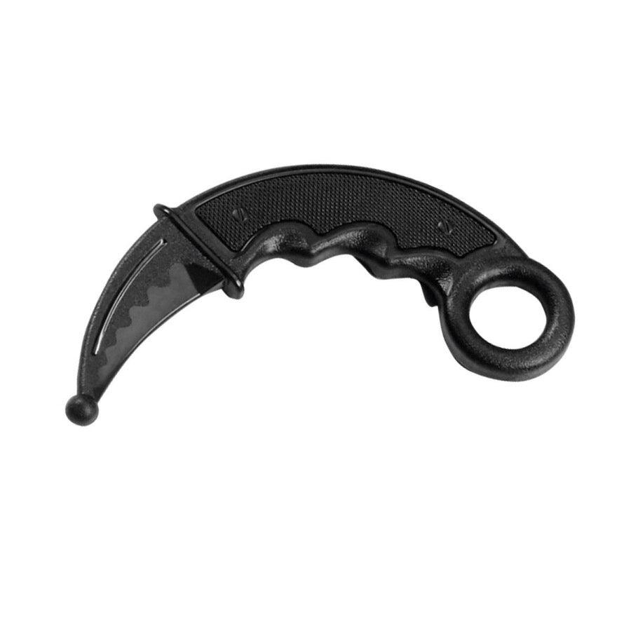Black polypropylène Karambit training knife with ergonomic handle and safety tip by FUJIMAE