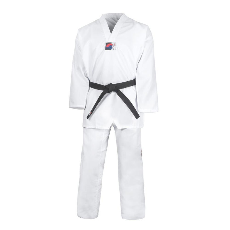 Dobok de Taekwondo Basic Col Blanc - FUJIMAE - 10201