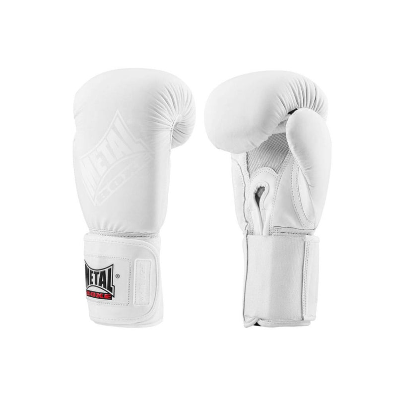 Gants d'entrainement Metal Boxe White Light